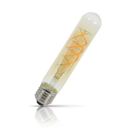 Lyyt T30 LED Light Bulb Spiral Filament E27 5W (50W Eqv) Warm White Amber Tinted