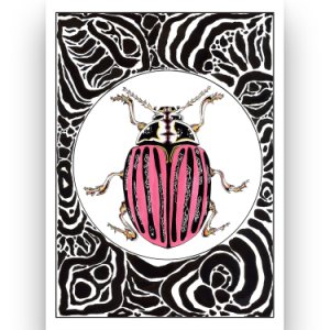Bell Hutley - Rose Beetle Print