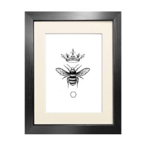 Emily Carter - 'Honey Queen Bee' Fine Art Print A3