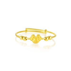 Chinese Gifting Collection New born' 999.9 gold baby bangle