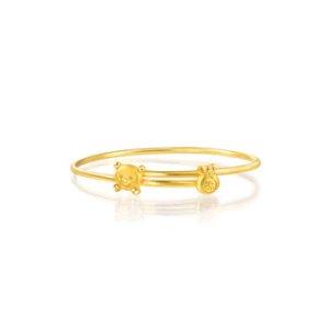 Chinese Gifting Collection 'new born' 999.9 gold bangle