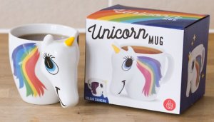 9 Merchants Colour changing unicorn mug - 1 or 2-pack