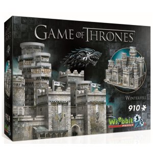 Wrebbit 3D Game of Thrones Winterfell Jigsaw Puzzle - 910 Pieces