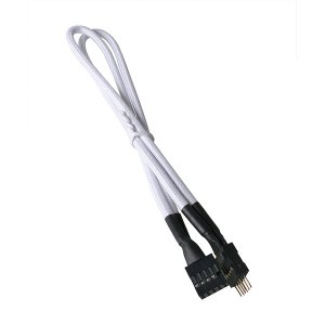 BitFenix Alchemy Internal USB Extension 30cm - sleeved white/black
