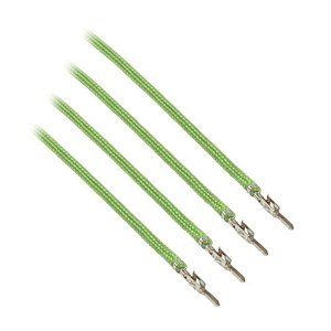 CableMod ModFlex Sleeved Cable Light Green 20cm - 4 Pack