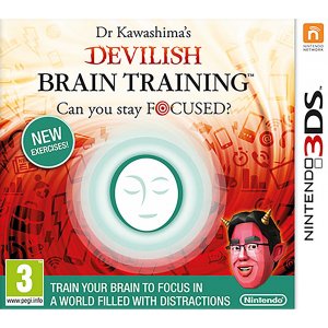 Dr Kawashima's Devilish Brain Training Can You Stay Focused? 3DS Game