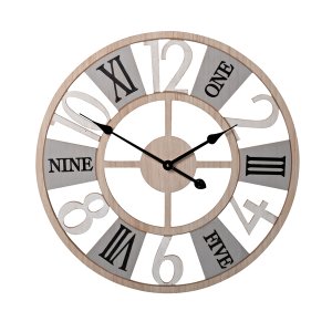 Hometime Metal & MDF Wall Clock 60.4cm