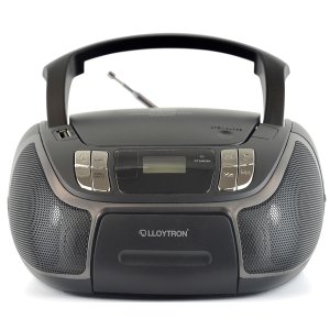 Lloytron N8204BK-A Portable Stereo CD Radio with Bluetooth