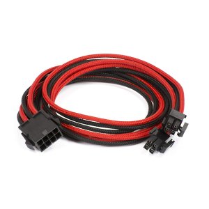 Phanteks 8-Pin EPS12V Cable Extension 50cm - Sleeved Black & Red