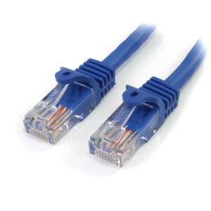 StarTech Cat5e patch cable with snagless RJ45 Connectors 6 ft, blue