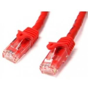 StarTech Cat6 Patch Cable with Snagless RJ45 Connectors 7 m Red