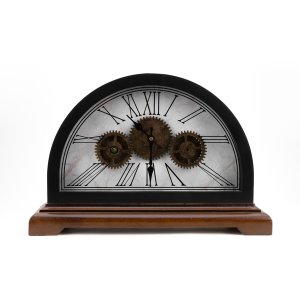 WM WIDDOP Dome Mantel Clock with Moving Gears