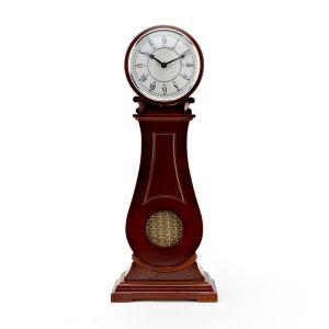 WM WIDDOP Tall Wooden Table Clock