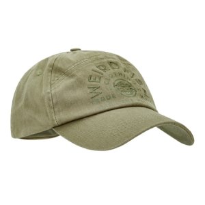 Weird Fish Brawn Branded Cap Burnt Olive Size ONE