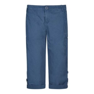 Weird Fish savannah cotton 3/4 length utility trouser dark denim size 10