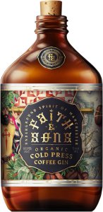 Faith & Sons - Organic Cold Press Coffee Gin 50cl Bottle