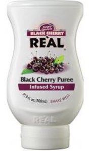 Real - Black Cherry Puree  500ml Bottle