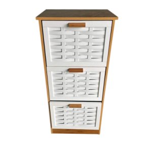 3 Drawer Cabinet Stand Storage Cupboard Furniture  Bathroom Organisation Caddies