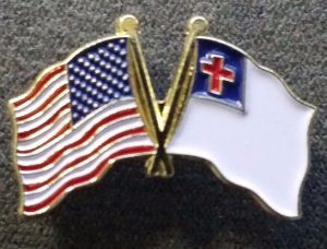5 - High Quality American Flag and Christian Pins - US U.S. USA U.S.A. Hat Lapel