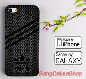 Adidas Striped Black Cover iPhone 7 7+ 6 6s 6+ 6s+ 5 5s SE Samsung S8 S8+ Case