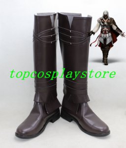 Assassins Creed 2 Ezio Cosplay Shoes boots shoe boot new