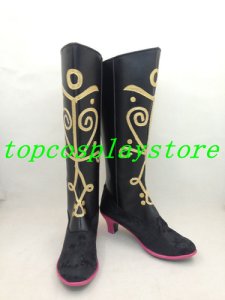 Frozen Princess Anna Cosplay Shoes Boots Custom made Updated Version #FO0010