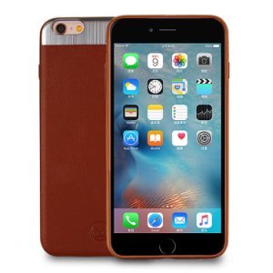 KLD Halo Series for iPhone 6s Plus/6 Plus TPU Bumper + Genuine Leather + Metal H
