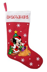 Mickey Mouse Christmas Stocking - Personalized Mickey Mouse Stocking