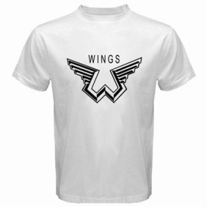 Paul McCartney Wings Logo Music Legend Men's White T-Shirt Size S to 3XL new