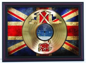 Pink Floyd The Wall David Gilmour, Roger Waters, Syd Barrett Gold Record K1