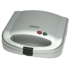Cuisinart Wmsw2 Dual-sandwich Nonstick Electric Grill, Brushed Chrome