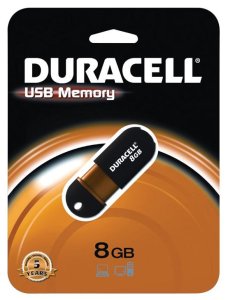 Duracell Gs-z08gcnbl-r Flash Drive, 8 Gb