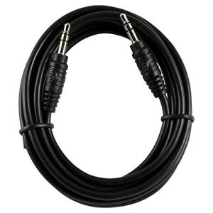 Ge 33572 Auxiliary Audio Cable, Black, 6'