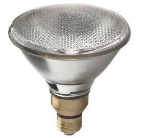 Ge 62714 Energy Efficient Halogen Floodlight Bulb, 50 Watts, 120 Volt