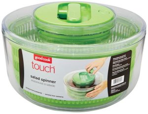 Good Cook 20515 Touch Salad Spinner, Green