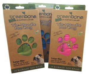 Greenbone 13010 Disposable Pet Waste Bags, 75 Piece