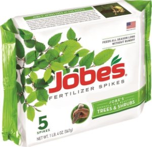 Jobe's 01000 Tree & Shrub Fertilizer Spikes, 16-4-4