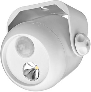 Mr. Beams Mb300 Wireless Led Motion Sensor Mini Spotlight, White