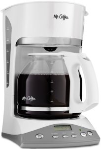 Mr. Coffee Skx20 Programmable Coffeemaker, 12-cup, White