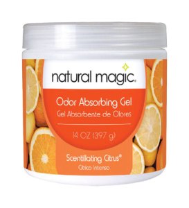 Natural Magic 4119d Odor Absorber Gel, Citus Scent, 14 Oz