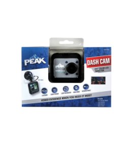 Peak Pkc0ver Universal Dash Security Camera, Black, 12 Volts