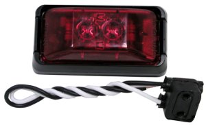 Peterson V153kr 2-led Clearance/side Marker Light Kit, Red