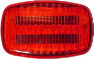 Peterson V316mr Battery-operated Flashing Hazard Lights, Red