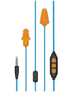 Plugfones Pgp-uo Guardian Plus Wired Earphone, Blue/orange