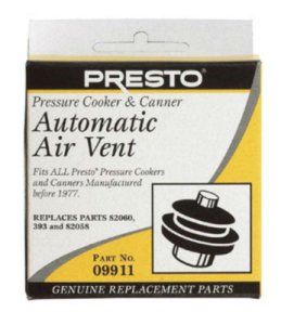 Presto 09911 Pressure Cooker Automatic Air Vent
