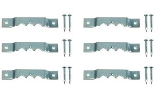 Prosource Ph-121140-ps Picture Frame Hangers, Small, Zinc-plated, 6/pack