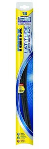 Rain-x 5079275-2 Latitude Water Repellency Wiper Blade, 18, Black