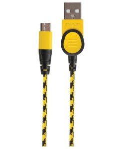 Stanley 131 9592 St2 Braided Micro-usb Cable, Black/yellow, 10' L