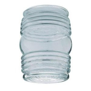Westinghouse 85617 Jelly Jar Clear Glass, 4-3/4 X 3-5/8