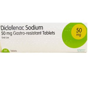 Diclofenac Sodium 50mg Gastro Resistant 84 Tablets - 84 Tablets